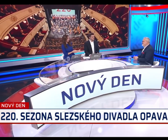 Slezské divadlo Opava v ranním televizním vysílání